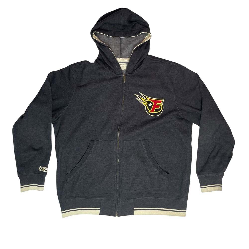 CCM Indy Fuel Hockey Zip Hoodie Jacket Black Full Zip Men’s